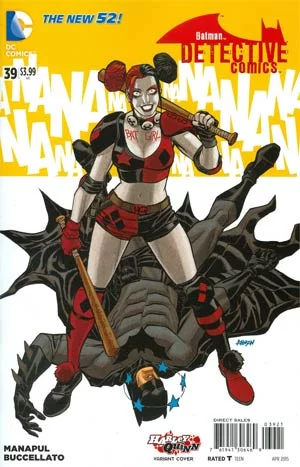 DETECTIVE COMICS (2011-2016 SERIES: VARIANT ED) #39: Dave Johnson Harley Quinn cover