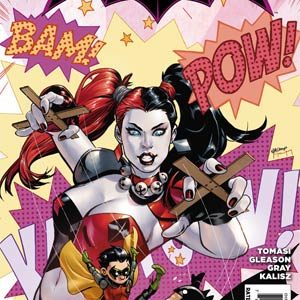 BATMAN AND ROBIN (2011-2015 SERIES: VARIANT ED) #39: Emanuela Lupacchino Harley Quinn cover