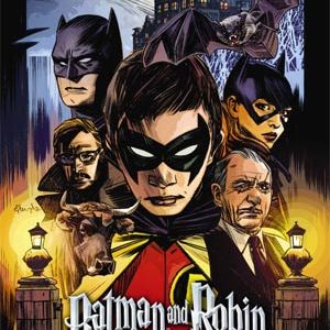 BATMAN AND ROBIN (2011-2015 SERIES: VARIANT ED) #40: Tommy Lee Edwards Movie Poster cove