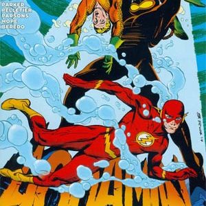 AQUAMAN (2011-2016 SERIES: VARIANT EDITION) #38: Steve Rude Flash 75th cover