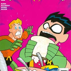 AQUAMAN (2011-2016 SERIES: VARIANT EDITION) #42: Craig Rousseau Teen Titans Go cover