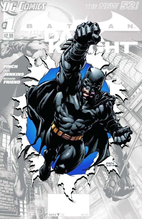 BATMAN: THE DARK KNIGHT (2011- SERIES: VARIANT CVR: #0 David Finch B&W cover