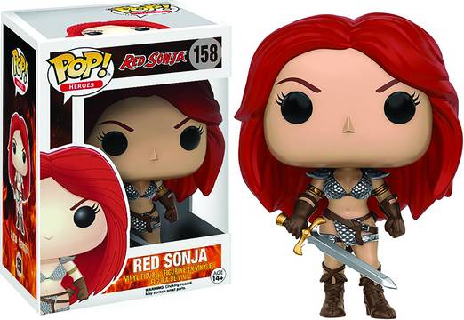 POP HEROES VINYL FIGURE #158: Red Sonja
