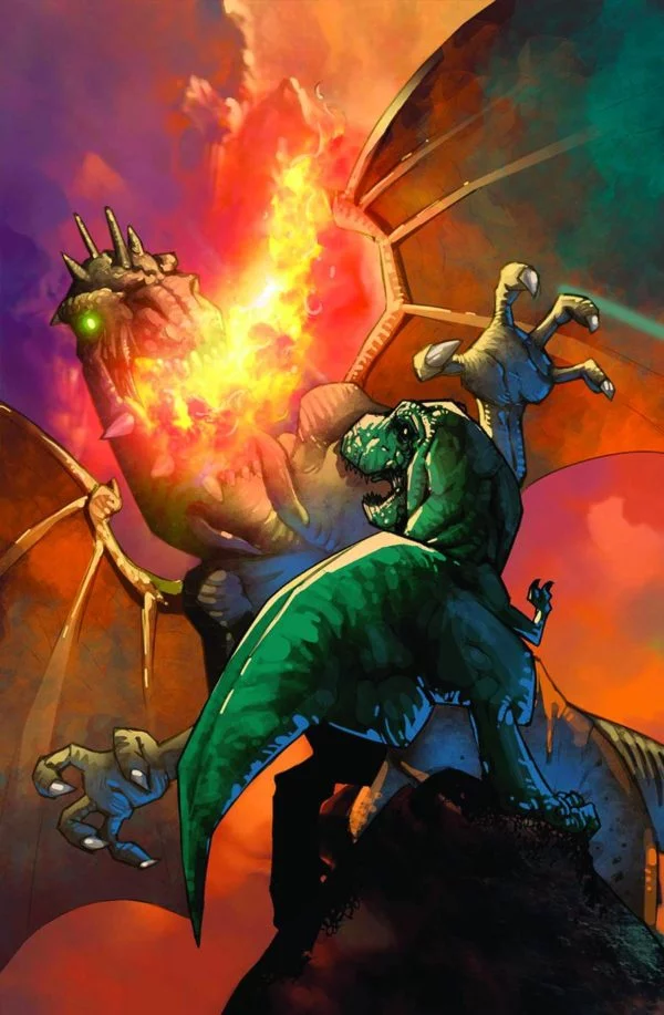 DRAGONS VS DINOSAURS GN