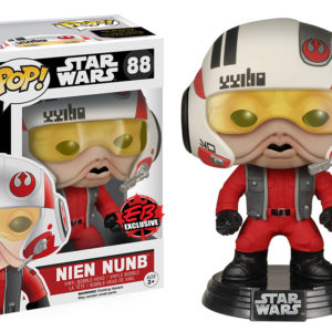 POP STAR WARS VINYL FIGURE #88: Nien Numb with helmet: Episode 7 Force Awakens