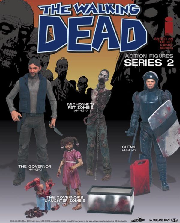 WALKING DEAD COMIC ACTION FIGURES #203: Michonne’s Pet Zombie (Series 2)