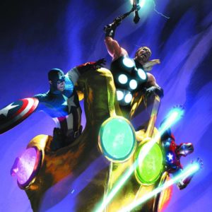 ULTIMATE COMICS: ULTIMATES #25: Hulk uses the Infinity Gauntlet