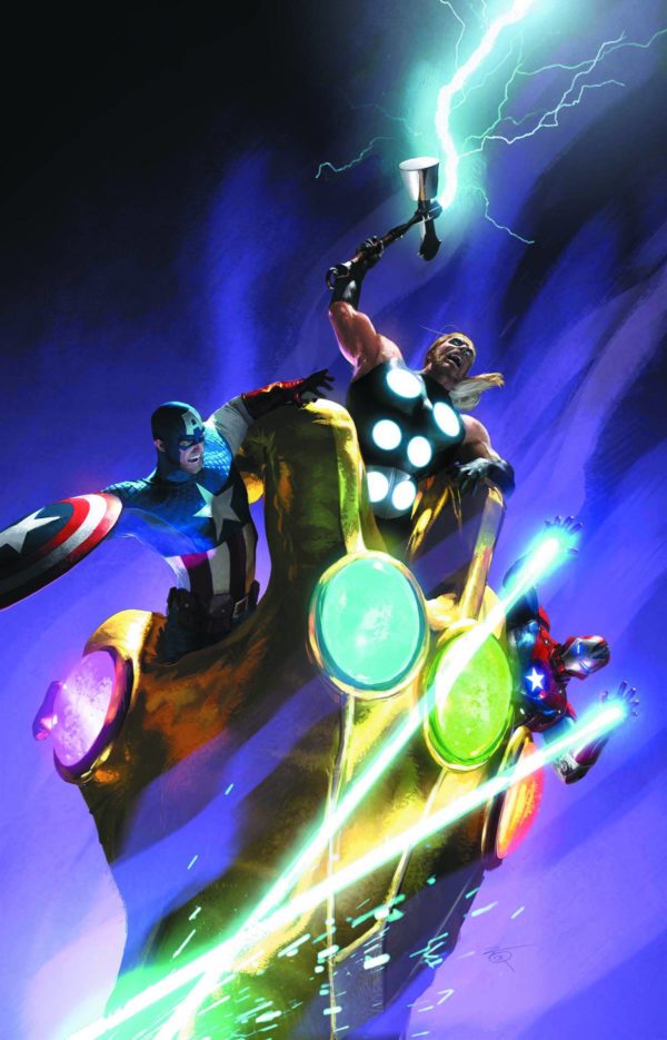 ULTIMATE COMICS: ULTIMATES #25: Hulk uses the Infinity Gauntlet