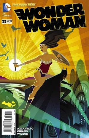 WONDER WOMAN (2011-2016 SERIES: VARIANT EDITION) #33: Batman 75th Anniversary cover