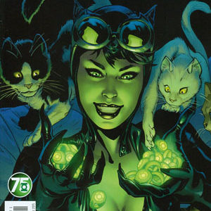 CATWOMAN (2011-2016 SERIES: VARIANT EDITION) #44: Emanuela Lupacchino Green Lantern 75th Anniversary cover