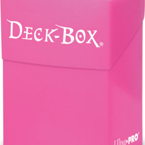 ULTRA PRO DECK BOX: SOLID COLOUR #17: Bright Pink