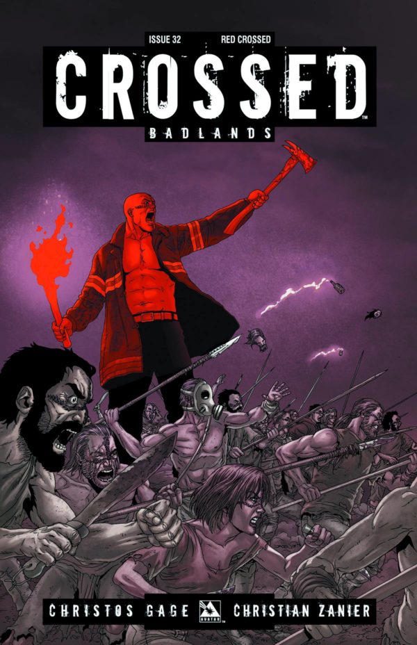 CROSSED: BADLANDS (VARIANT COVER) #32: Red Crossed cover