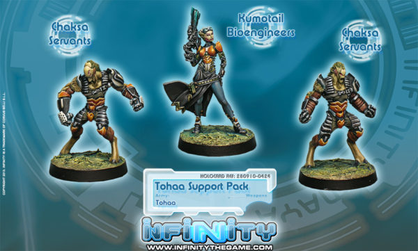 INFINITY MINIATURES #424: 280910 Tohaa Tohas Support Pack