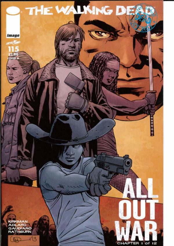 WALKING DEAD (2003-2019 SERIES: VARIANT COVER) #115: #115 Cover M (Midnight Release)