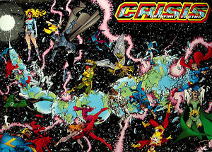 CRISIS ON INFINITE EARTHS PROMO POSTER
