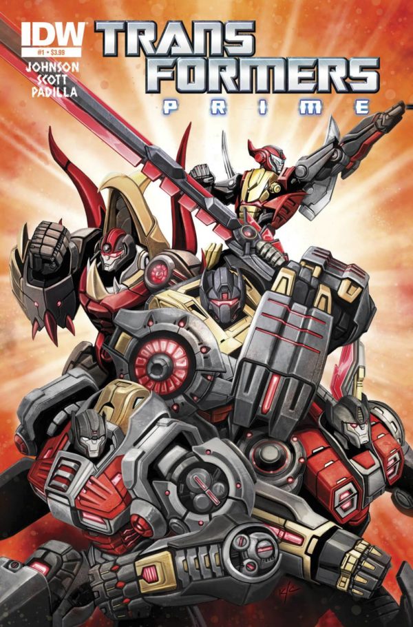 TRANSFORMERS PRIME: RAGE OF THE DINOBOTS #1: Casey Coller cover