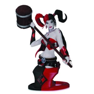 DC COMICS SUPER VILLAINS BUST #3: Harley Quinn 2nd edition