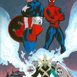 SUPERIOR SPIDER-MAN (2013-2014 SERIES: VARIANT CVR #31: #31 Captain America Team Up cover