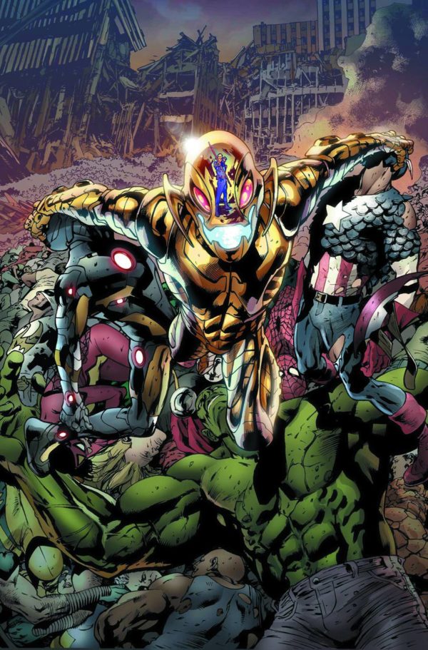 AGE OF ULTRON (VARIANT COVER) #3: #3 Rock-He Kim Ultron cover