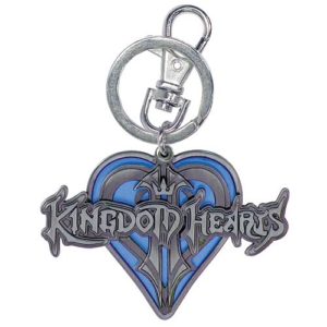 KINGDOM HEARTS KEYCHAIN #2: Kingdom Hearts Logo (Pewter)