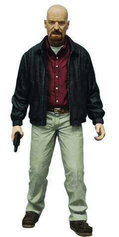 BREAKING BAD 6-INCH ACTION FIGURE #5: Walter White as Heisenberg in Red Shirt PX variant figure