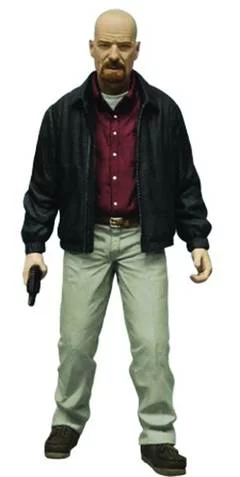 BREAKING BAD 6-INCH ACTION FIGURE #5: Walter White as Heisenberg in Red Shirt PX variant figure
