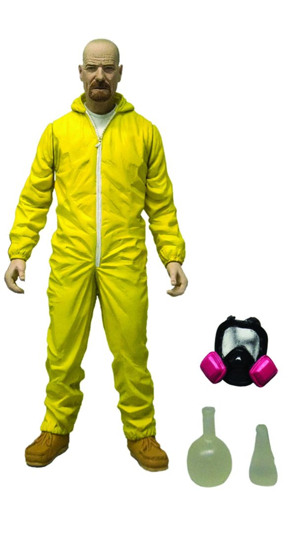 BREAKING BAD 6-INCH ACTION FIGURE #7: Walter White in Yellow Hazmat suit