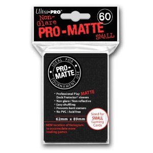 ULTRA PRO DECK PROTECTORS – YGO PRO MATTE (60 CNT) #17: Black
