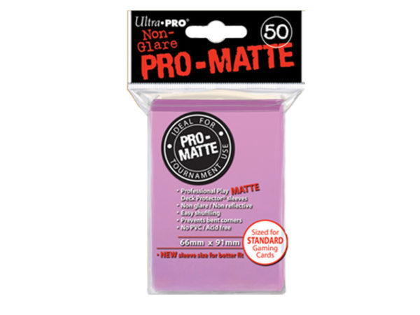 ULTRA PRO DECK PROTECTOR – STANDARD PRO MATTE #12: Pink