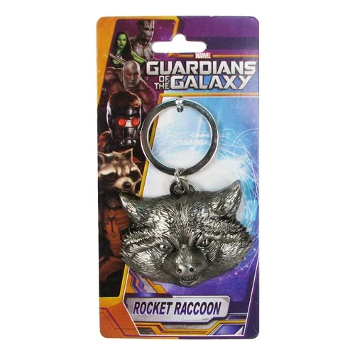 MARVEL PEWTER KEYCHAINS #12: Rocket Raccon Head