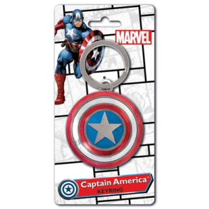 MARVEL PEWTER KEYCHAINS #3: Captain America Shield