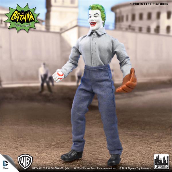 BATMAN CLASSIC 1966 ACTION FIGURES (8 INCH) #10: Softball Prison Joker