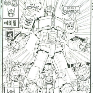 TRANSFORMERS (2015-2016 SERIES: VARIANT EDITION) #46: #46 Casey W. Coller Artist’s Edition cover