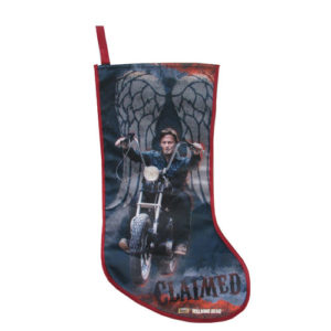 WALKING DEAD CHRISTMAS PARPHERNALIA #4: Daryl Dixon on Motorcycle Christmas Stocking