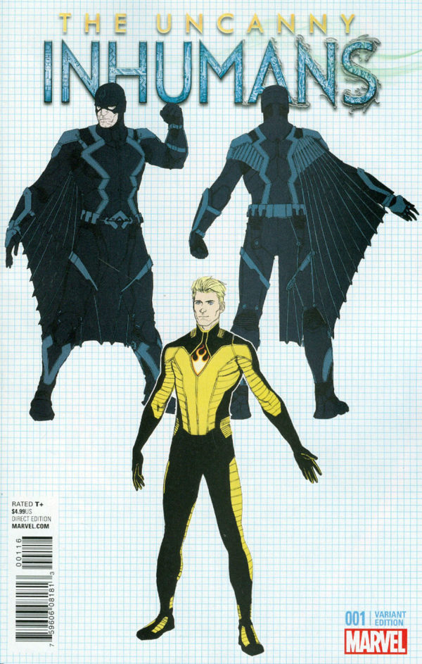 UNCANNY INHUMANS (VARIANT EDITION) #1003: #1 Steve McNiven Design cover