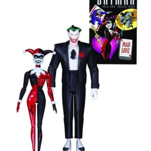 BATMAN ANIMATED MAD LOVE JOKER & HARLEY QUINN 2 PK