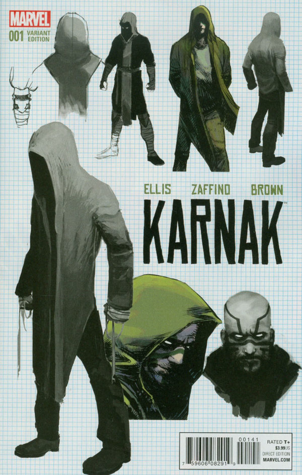 KARNAK (VARIANT EDITION) #1002: #1 Gerardo Zaffino Design cover