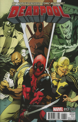 DEADPOOL (2015-2017 SERIES: VARIANT EDITION) #13: #13 Chris Stevens Powerman & Iron Fist cover DEADPOOL (2015-2017 SERIES: VARIANT EDITION) #13: #13 Chris Stevens Powerman & Iron Fist cover