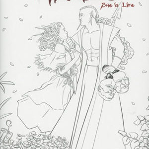 NIOBE: SHE IS LIFE #1003: #1 Coloring Book cover (2nd Print)