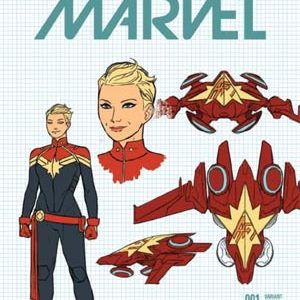 CAPTAIN MARVEL (2016 SERIES: VARIANT EDITION) #1005: #1 Kris Anka Design cover