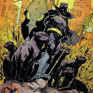 POWER MAN AND IRON FIST (2016 SERIES: VARIANT ED) #1002: #1 Sanford Greene Black Panther 50th Anniversary cover