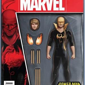POWER MAN AND IRON FIST (2016 SERIES: VARIANT ED) #1006: #1 Iron Fist John Tyler Christopher Action Figure cover
