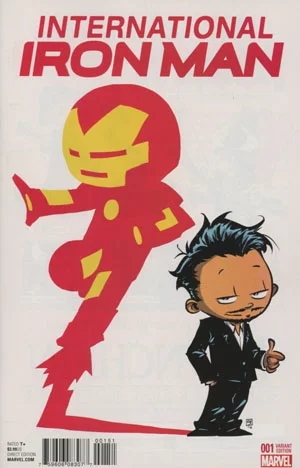 INTERNATIONAL IRON MAN (VARIANT EDITION) #1002: #1 Skottie Young Babies cover