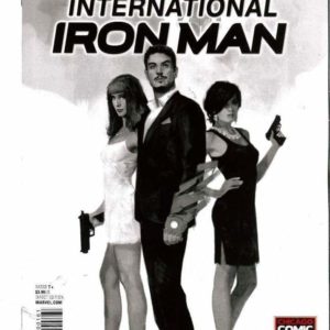 INTERNATIONAL IRON MAN (VARIANT EDITION) #1005: #1 Alex Maleev C2E2 B&W cover