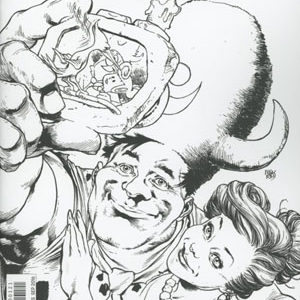 FLINTSTONES (2016 SERIES: VARIANT EDITION) #105: #1 Steve Pugh Colouring Book cover