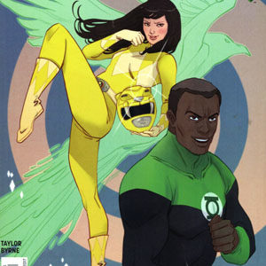 JUSTICE LEAGUE/POWER RANGERS (VARIANT EDITION) #103: #1 Marguerite Sauvage Green Lantern John Stewart/Yellow Rang