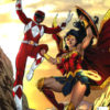 JUSTICE LEAGUE/POWER RANGERS (VARIANT EDITION) #105: #1 Marcus To Wonder Woman/Red Ranger cover