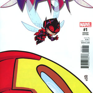 UNSTOPPABLE WASP (2017 SERIES: VARIANT EDITION) #102: #1 Skottie Young Babies cover