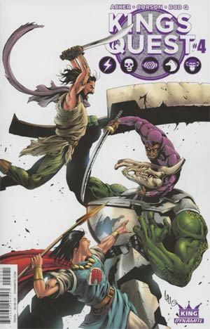 KINGS QUEST #401: #4 Jonathan Lau cover KINGS QUEST #401: #4 Jonathan Lau cover