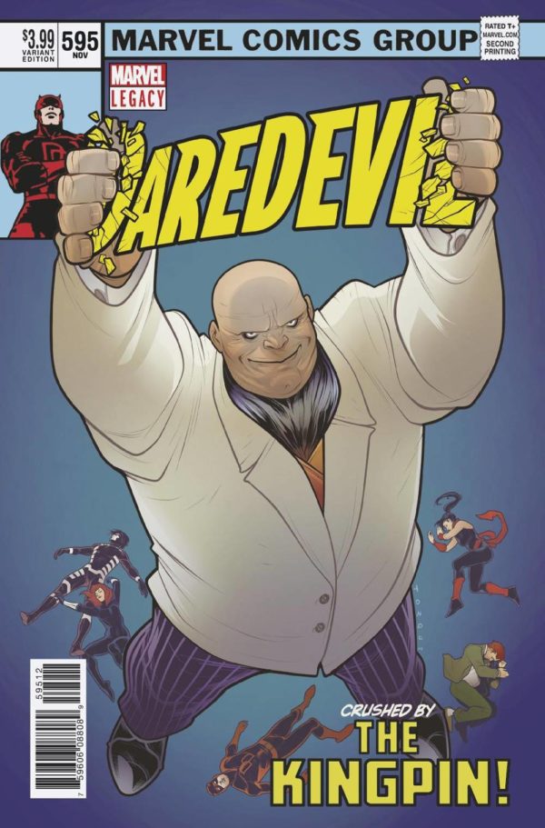 DAREDEVIL (1964-2018 SERIES: VARIANT COVER) #595: #595 Elizabeth Torque 2nd Print